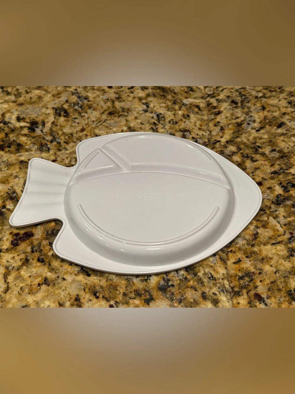 Atlantis Marine World Souvenir Divided Kids Plate